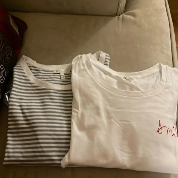 Ella Moss Women’s 100% cotton Tee, 2-pack buy 1 get 1 free mix and match NWOT - Picture 2 of 8